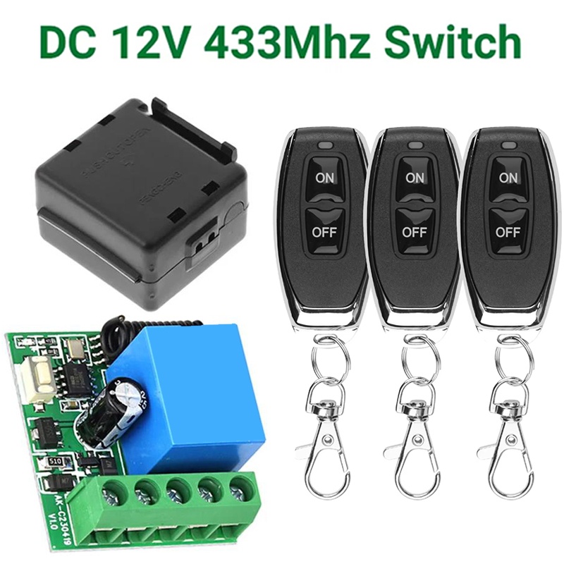 433Mhz Receiver Module - DC 12V 433Mhz RF Funkfernbedienung Funk-Schalter