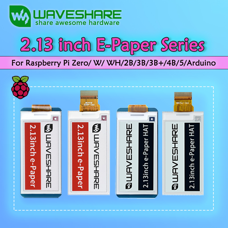 Display Epaper 2.9 - Raspberry Pi 2,13 Zoll E-Paper E-Ink