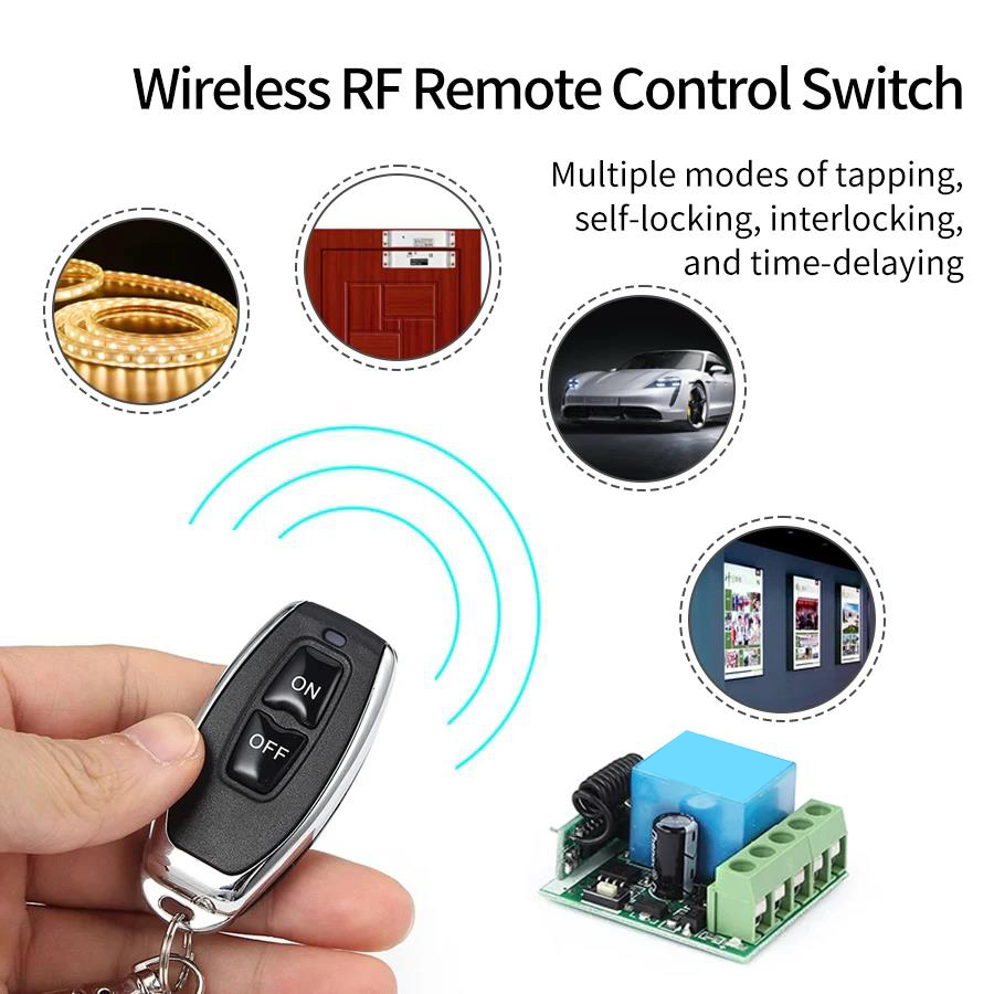 DC 12V 433Mhz RF Funkfernbedie – 433Mhz Receiver Module Bewertung und Preis